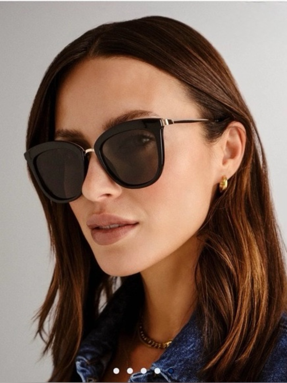Le Specs Caliente black/gold sunglasses
